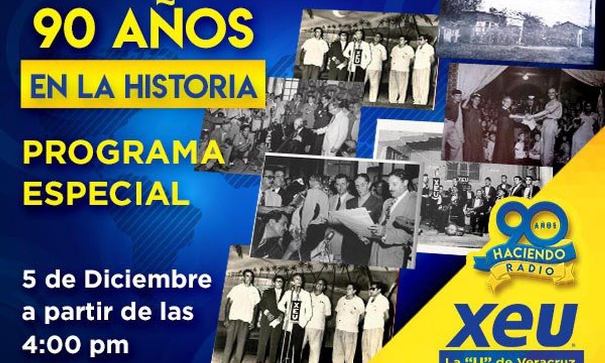 Transmiten '90 años en la historia', primer programa especial por los 90 años de XEU