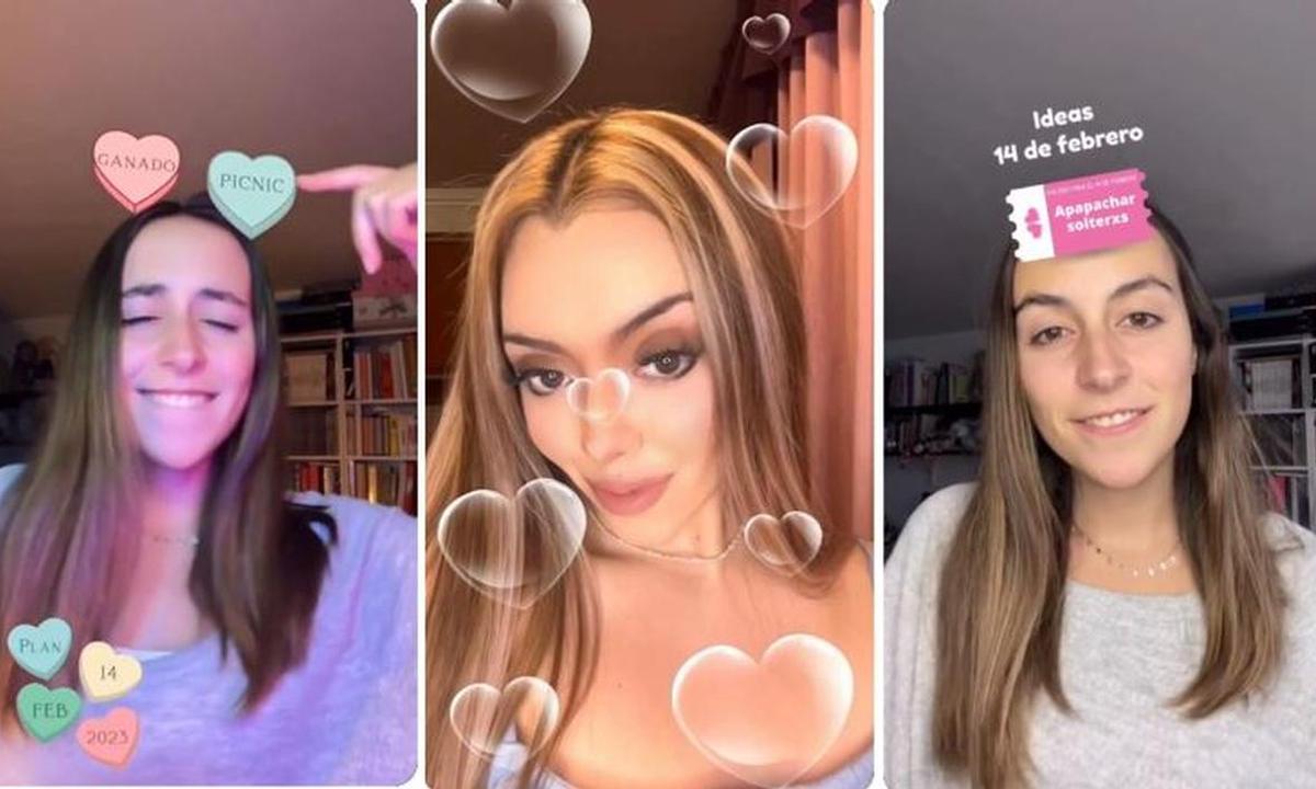 6 experiencias de Realidad Aumentada en Snapchat para este 14 de febrero