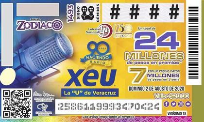 Lotería Nacional celebra los 90 años de XEU