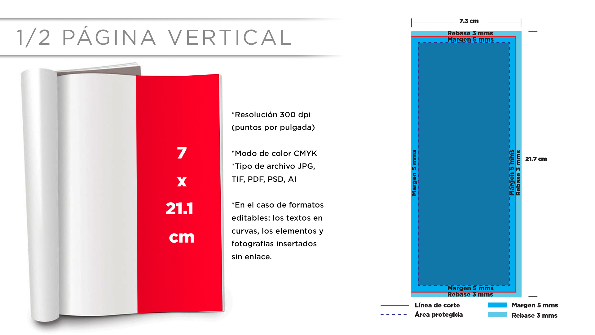 Media pagina vertical